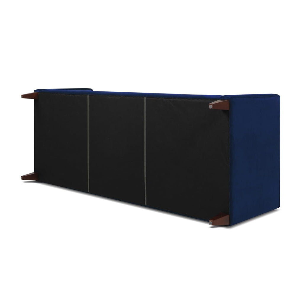 Navy Blue Velvet Tufted Sofa U12358