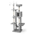 70-Inch Multi-Level Cat Tree with Hammock and Cat Cave P3734