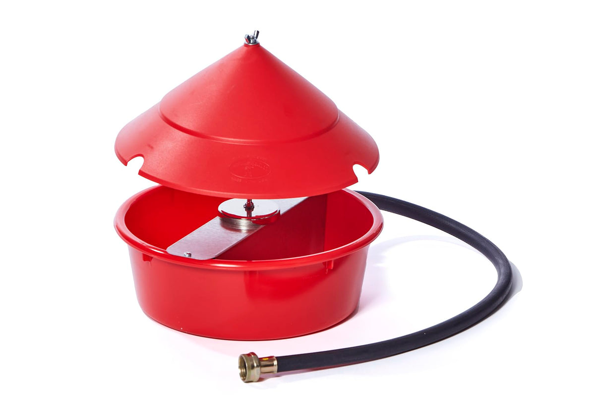 5 Quart Automatic Poultry Waterer with Cover Q581