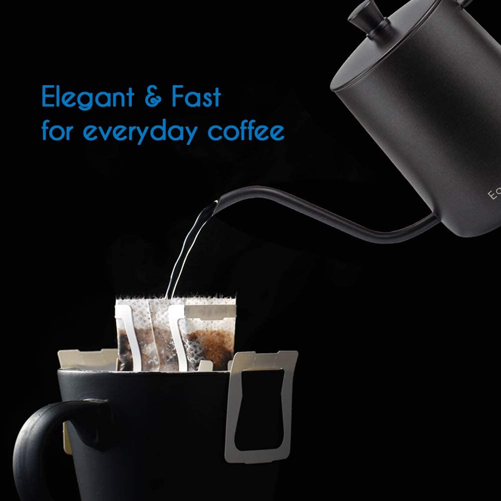 French Press and Gooseneck Pour Over Coffee Kettle 12 oz Stainless Steel Q730552