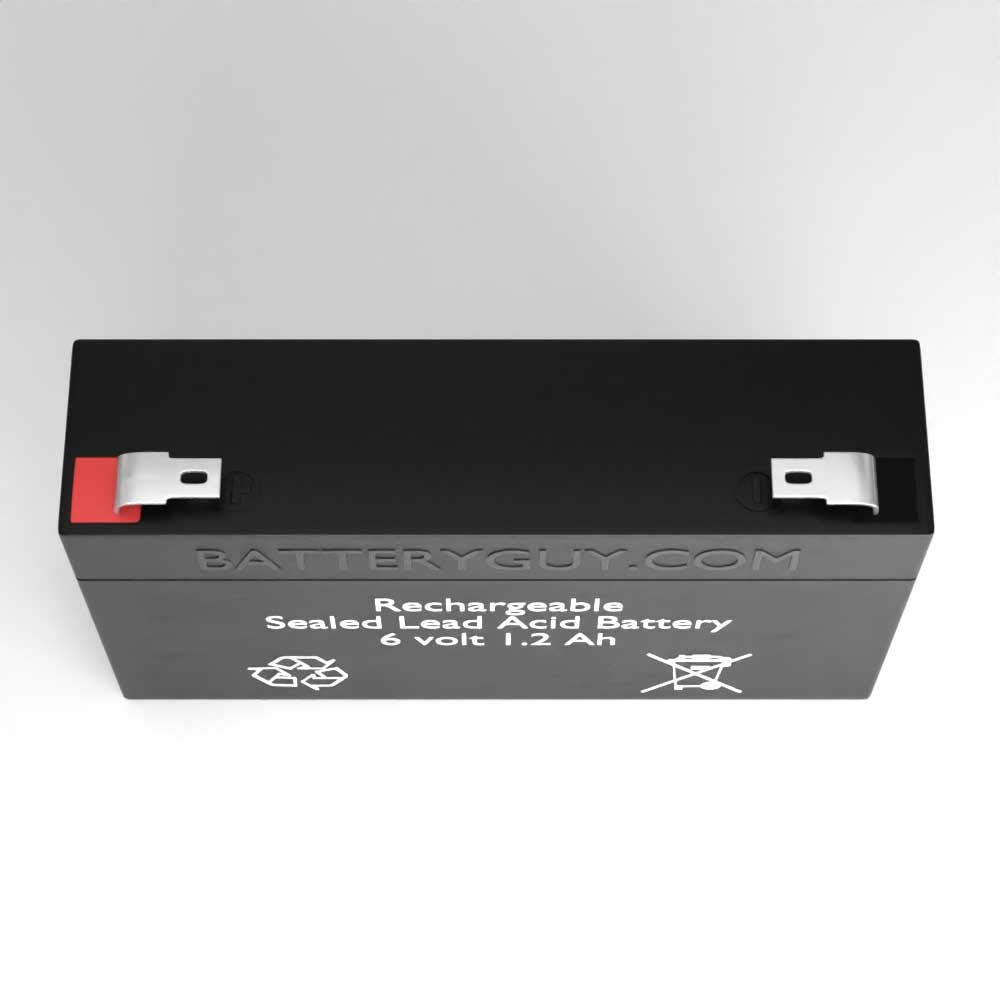 6V 1.2Ah Rechargeable SLA Batteries Set of 4 J458