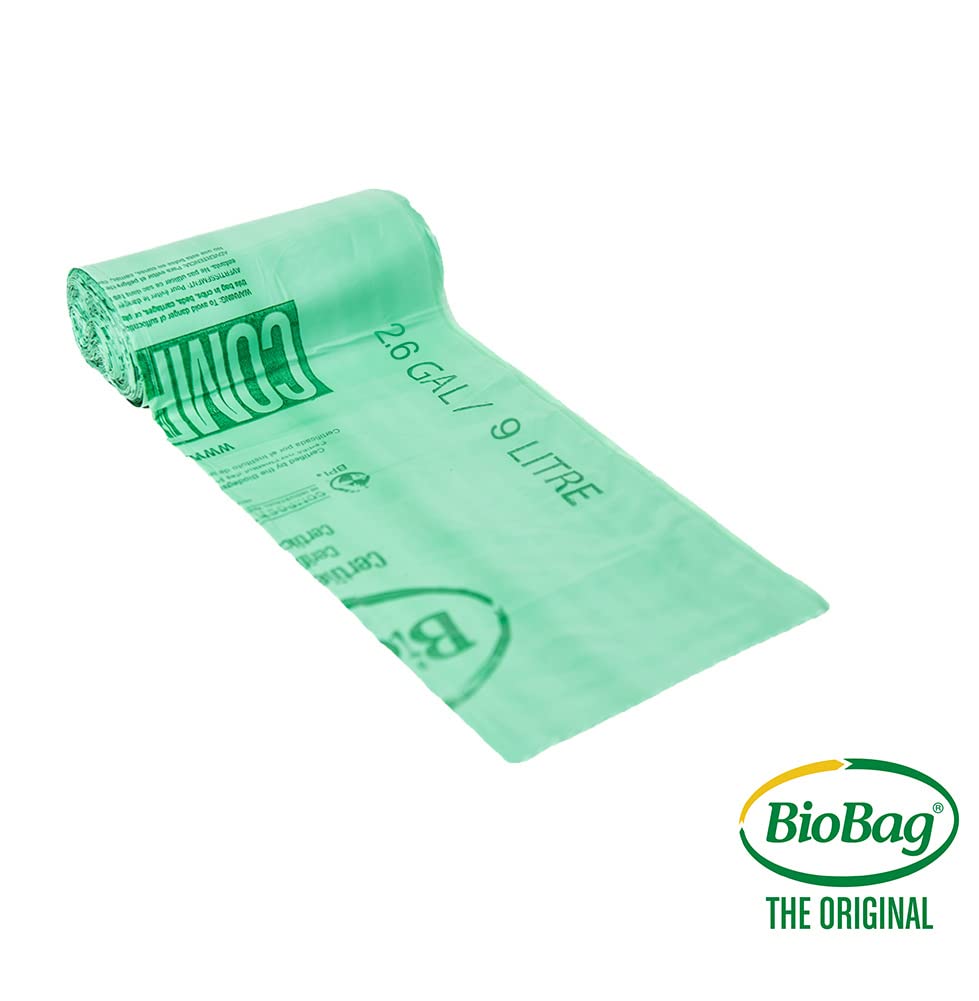 2.6 Gallon Compostable Food Scrap Bags 100 Count W779966