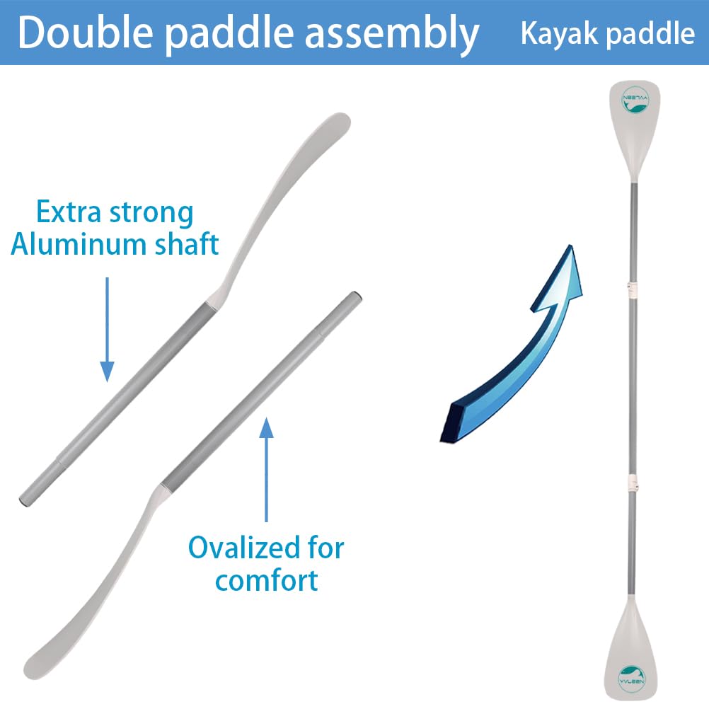 Adjustable Aluminum 4-Piece Floating Paddle E7251