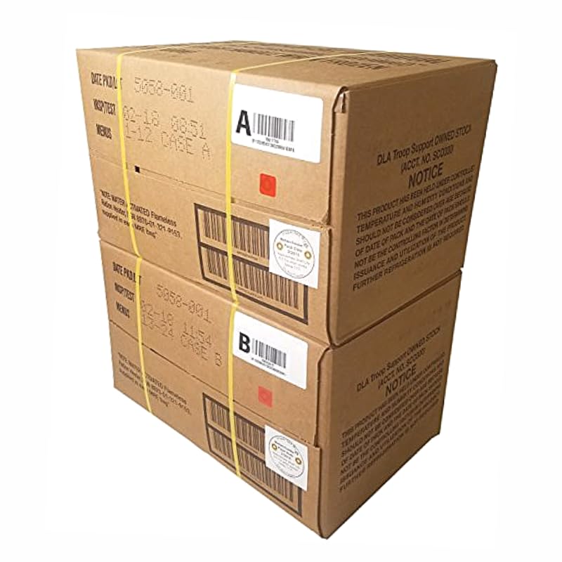 MRE Meals Ready to Eat A and B Cases with Heater A494