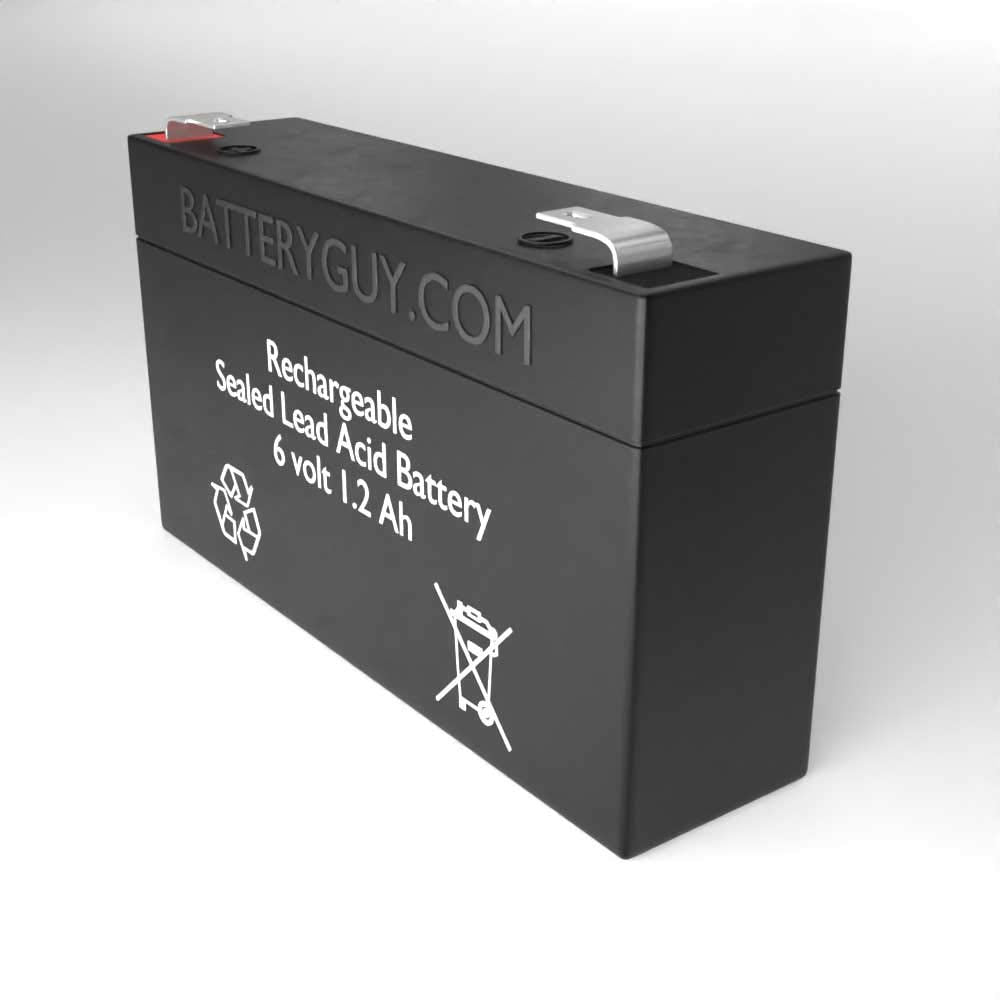 6V 1.2Ah Rechargeable SLA Batteries Set of 4 J458