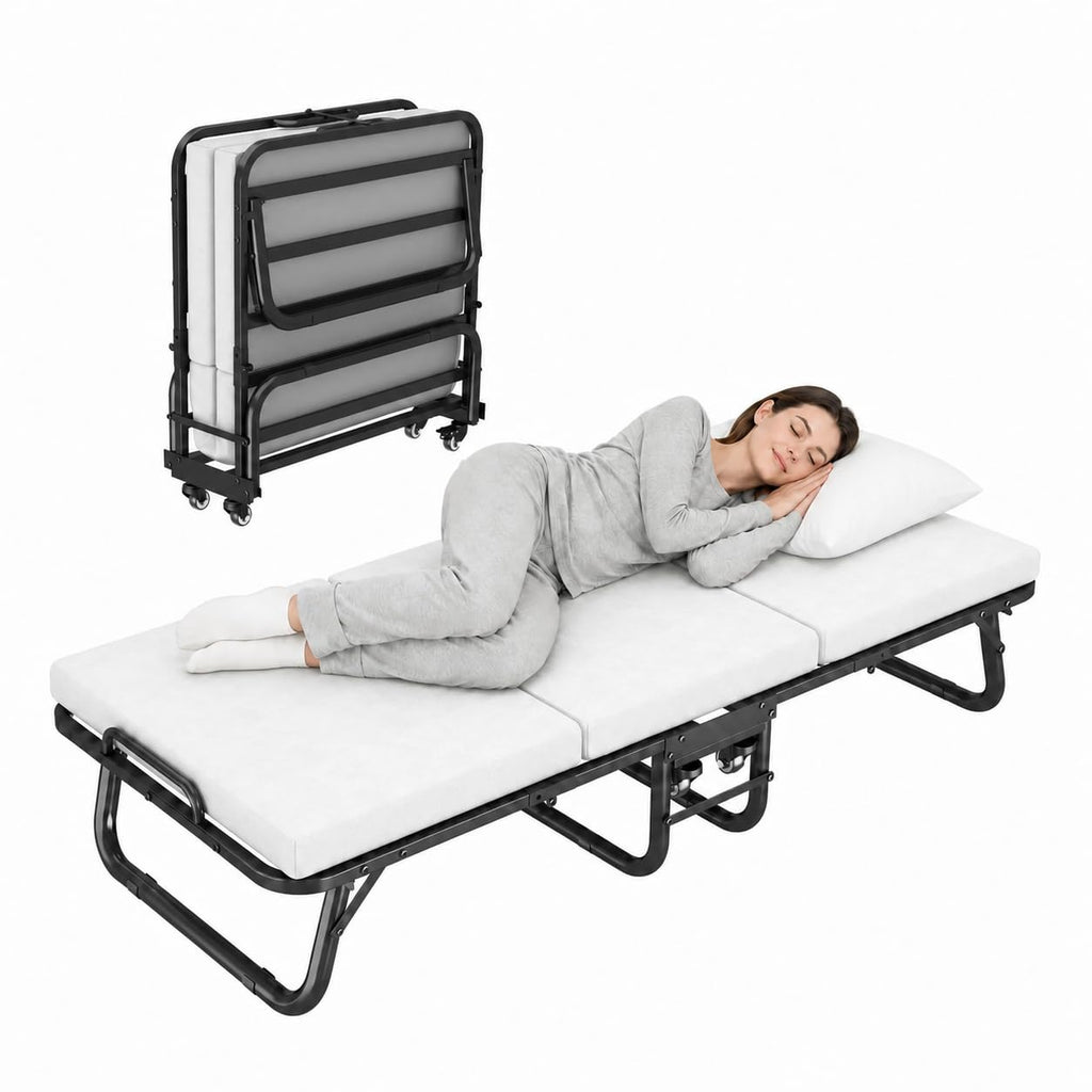 Folding Bed on Wheels W608