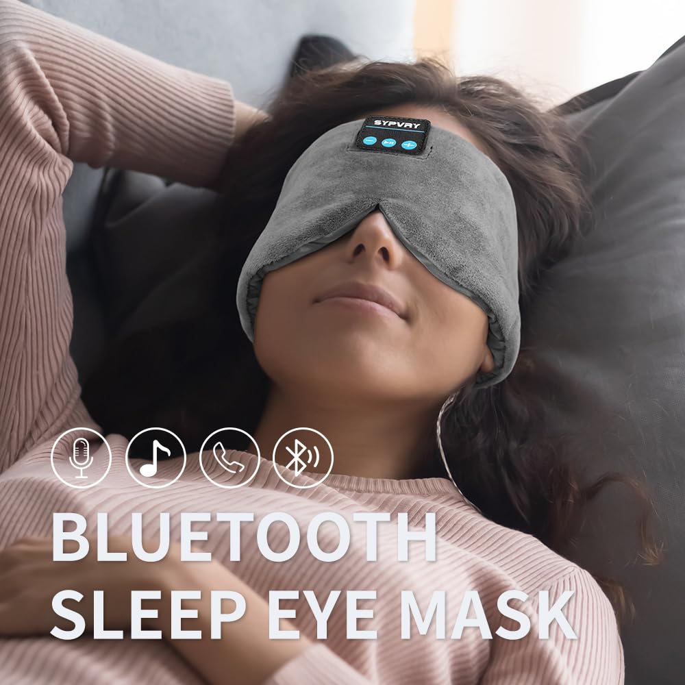 Bluetooth Silk Sleep Eye Mask with Microphone T168