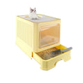 Foldable Enclosed Cat Litter Box with Lid U140930