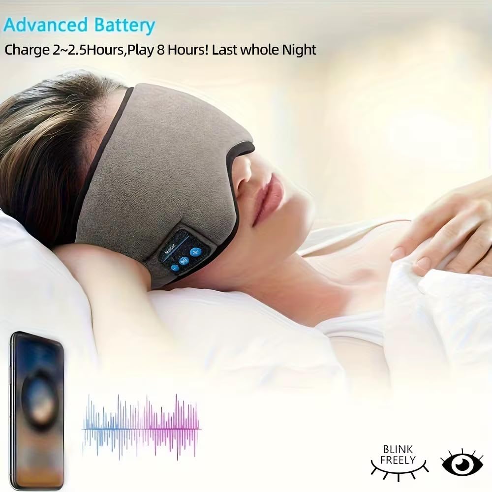Bluetooth Sleep Mask with Built-in Headphones C52462