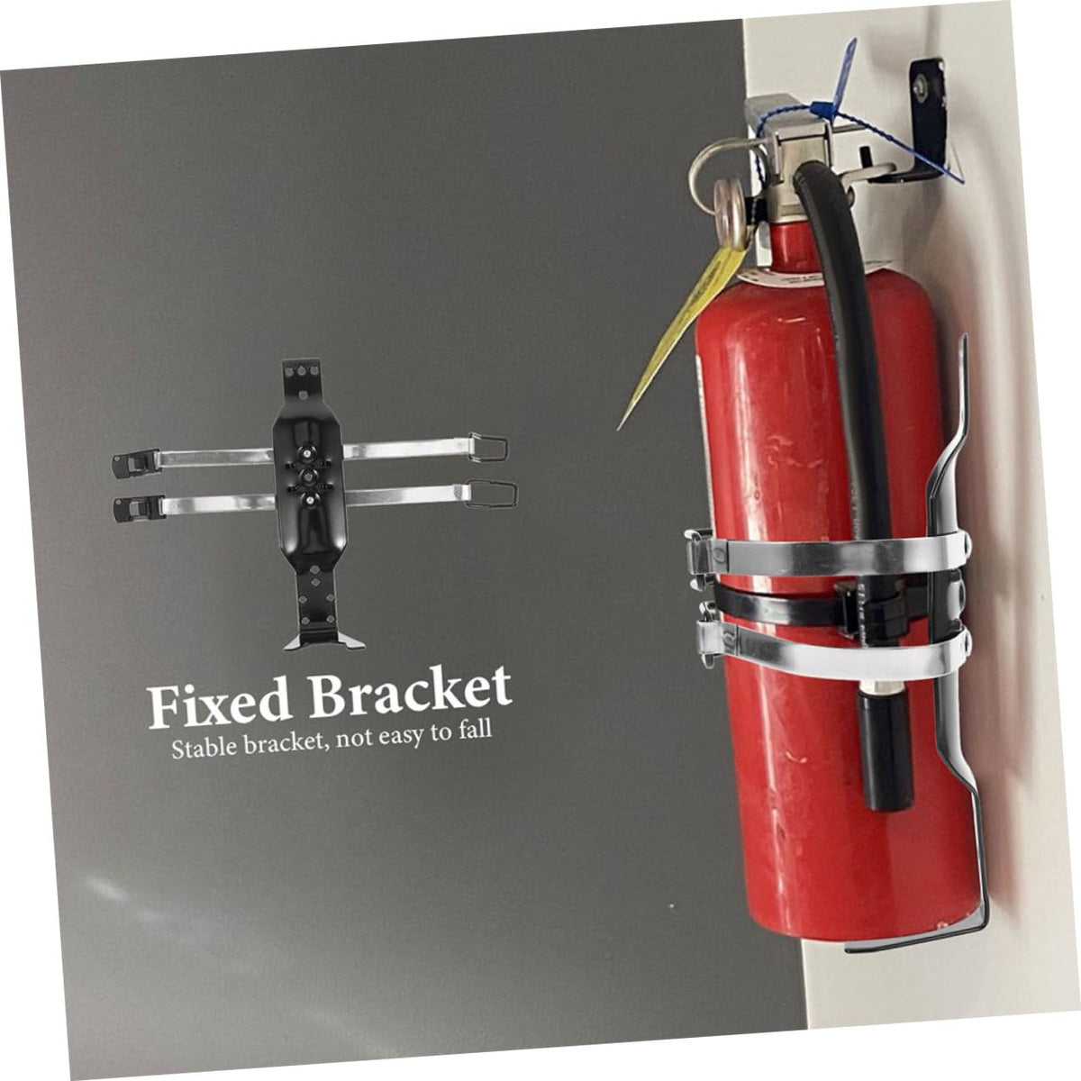 2.5lbs Fire Extinguisher Mounting Kit Wall Bracket Holder Y282412