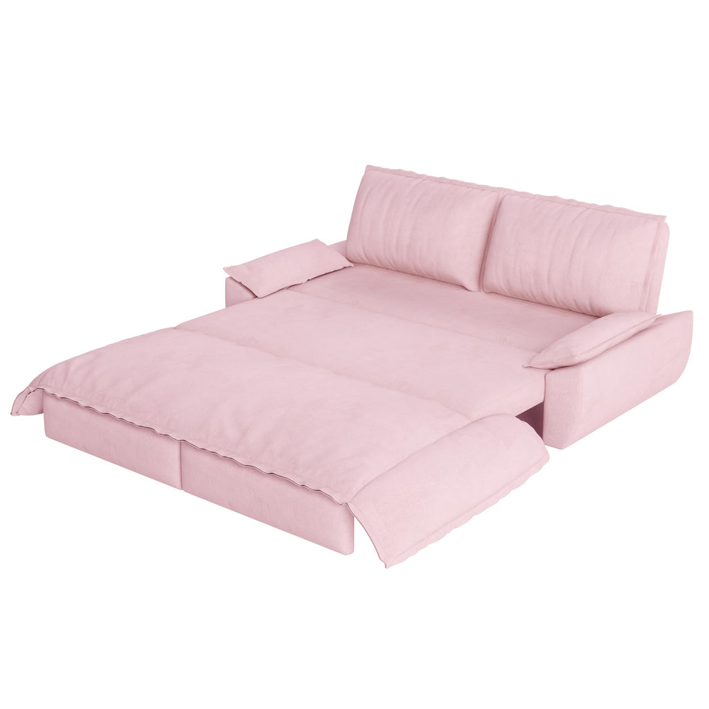 Queen Size Velvet Sleeper Sofa Bed C451769