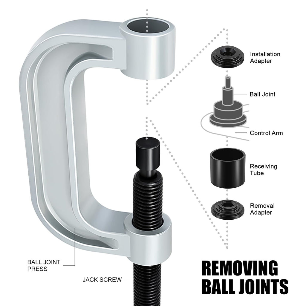 21pcs Universal Ball Joint Service Repair Tool Kit F405