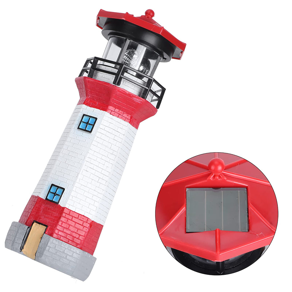 Solar Powered LED Lighthouse E228606