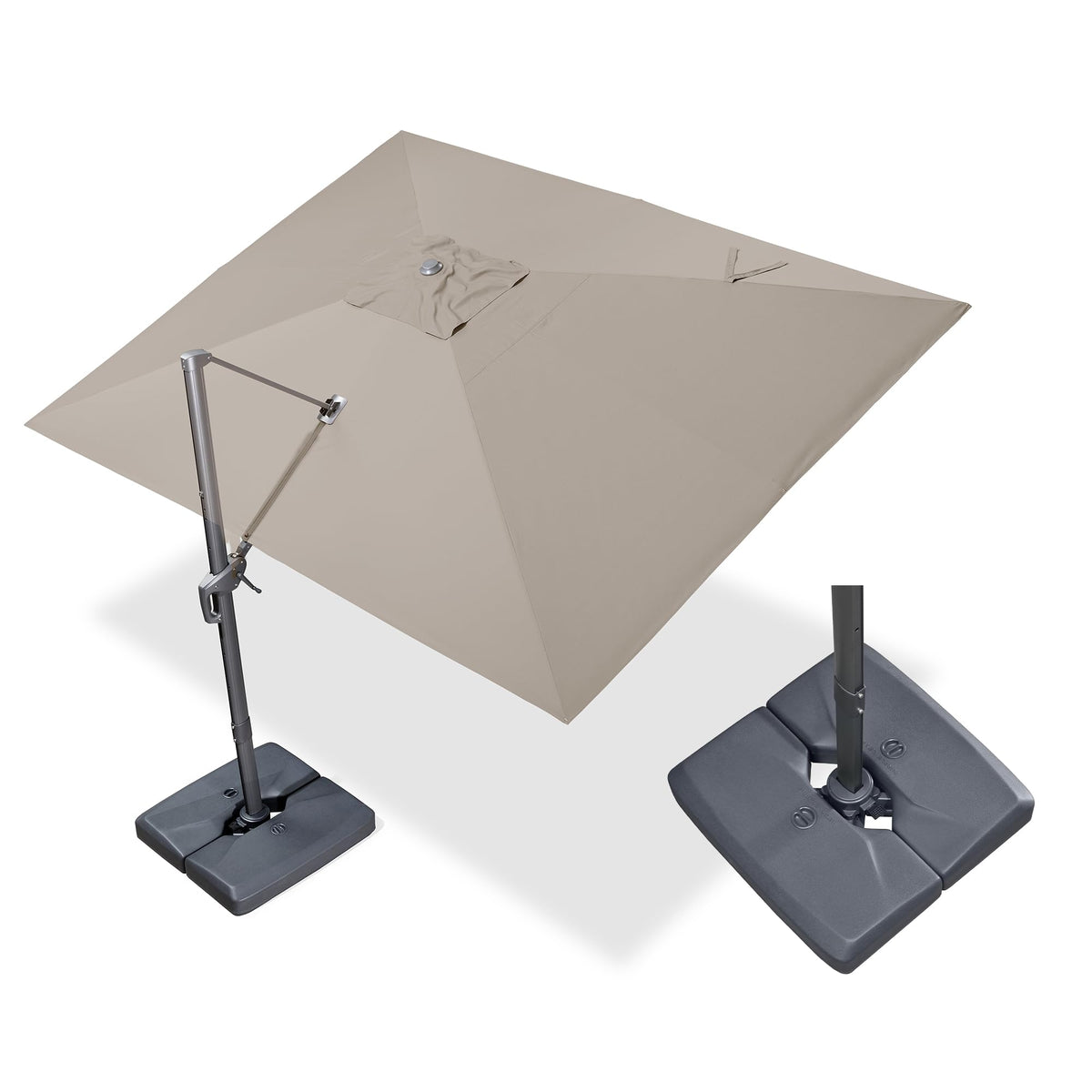 10' x 13' Cantilever Umbrella with Base Q34730