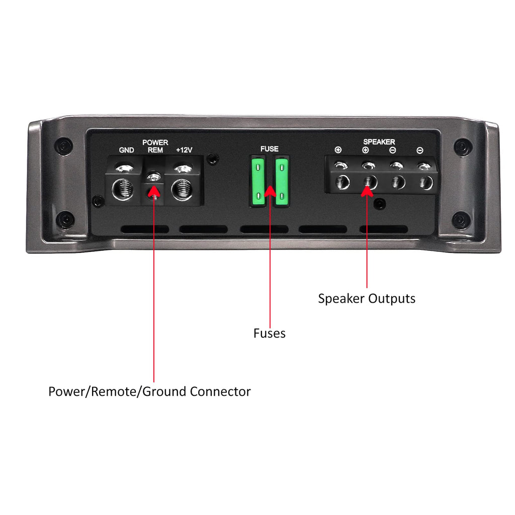 1320 Watts Class-D Car Audio Mono-Block Subwoofer Amplifier O5552