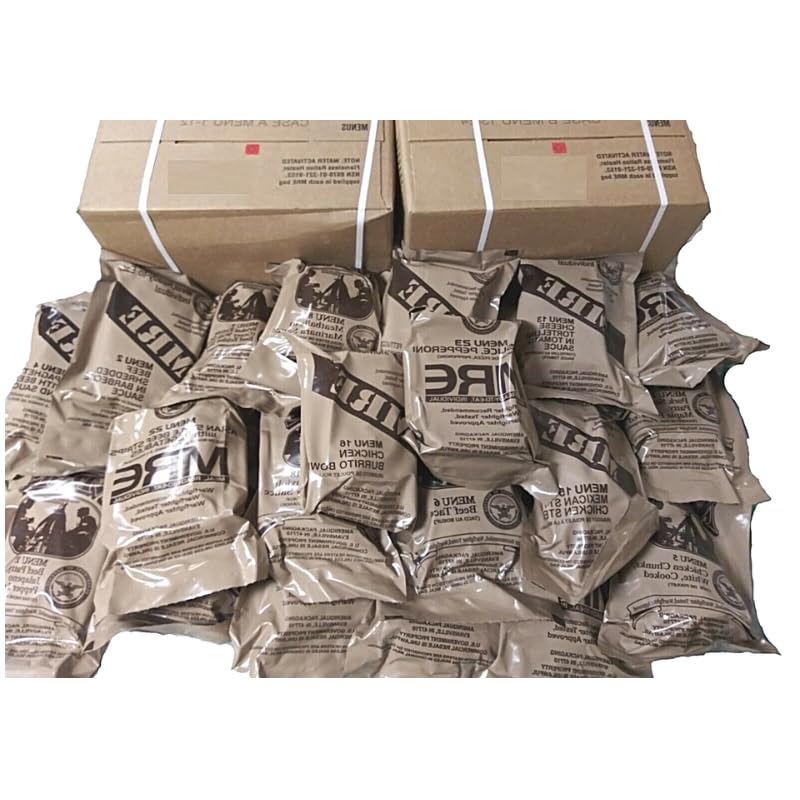 MRE Meals Ready to Eat A and B Cases with Heater A494