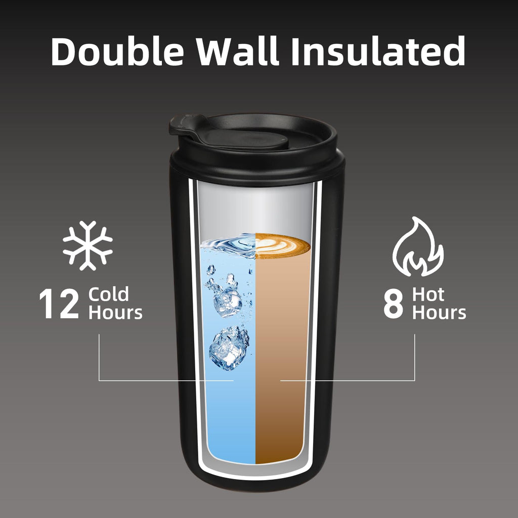 3 Pack 16oz Insulated Stainless Steel Tumbler D5649