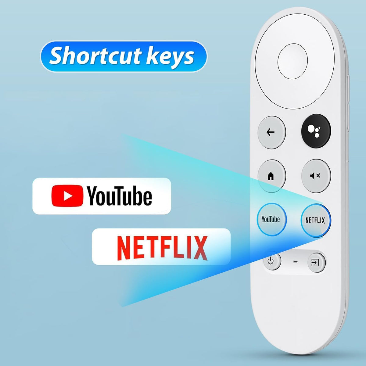 Replacement Remote for Google Chromecast K1112