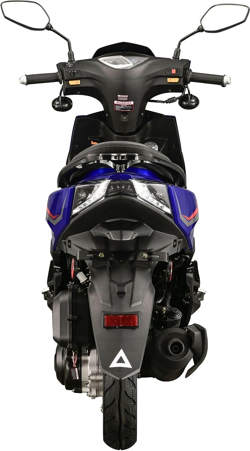 150cc Gas Automatic Scooter Moped with 10" Aluminum Wheels U6857