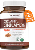 USDA Organic Ceylon Cinnamon 1000mg Vegan Non-GMO Supplement H143658