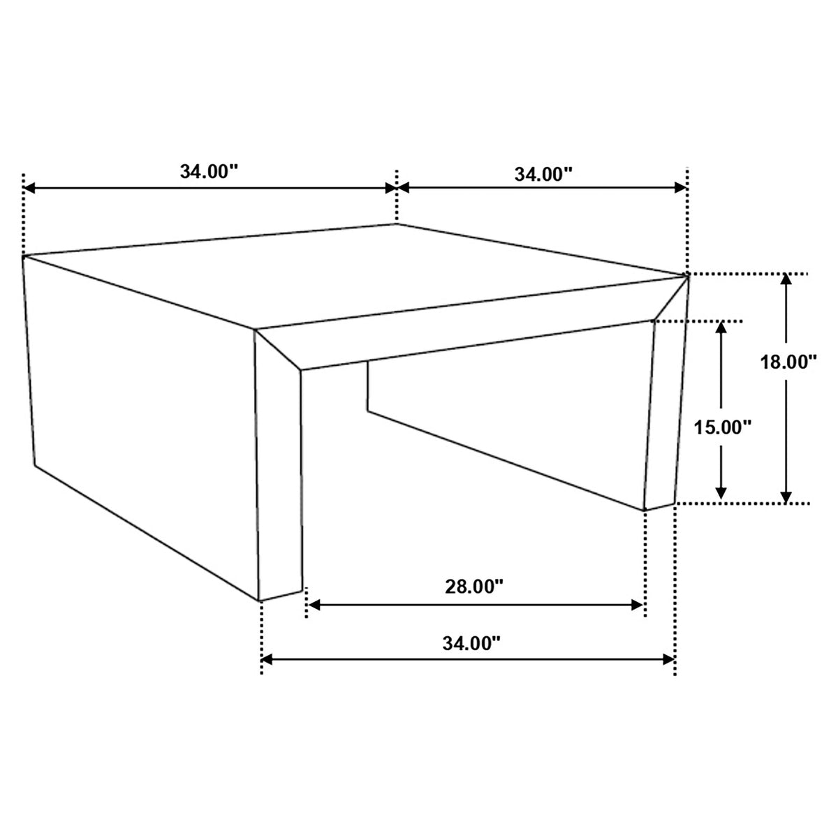 Solid Wood Coffee Table V301029