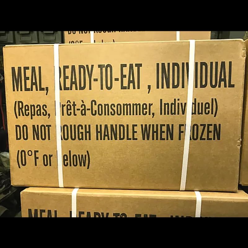 MRE Meals Ready to Eat A and B Cases with Heater A494