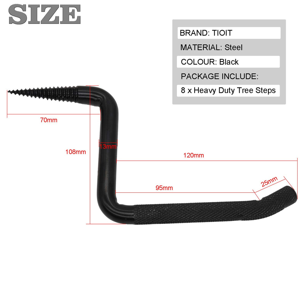 4 inch Screw-in Tree Steps 8Pack H6691