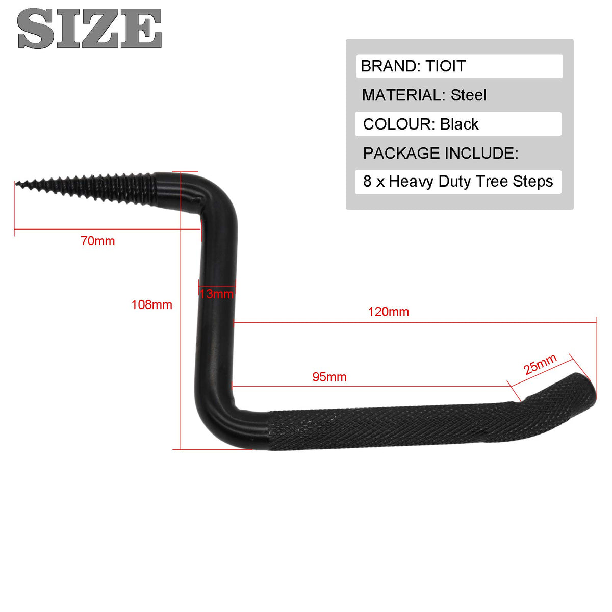 4 inch Screw-in Tree Steps 8Pack H6691