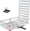 Aluminum Hitch Mount Wheelchair Carrier with 47" Ramp V2046