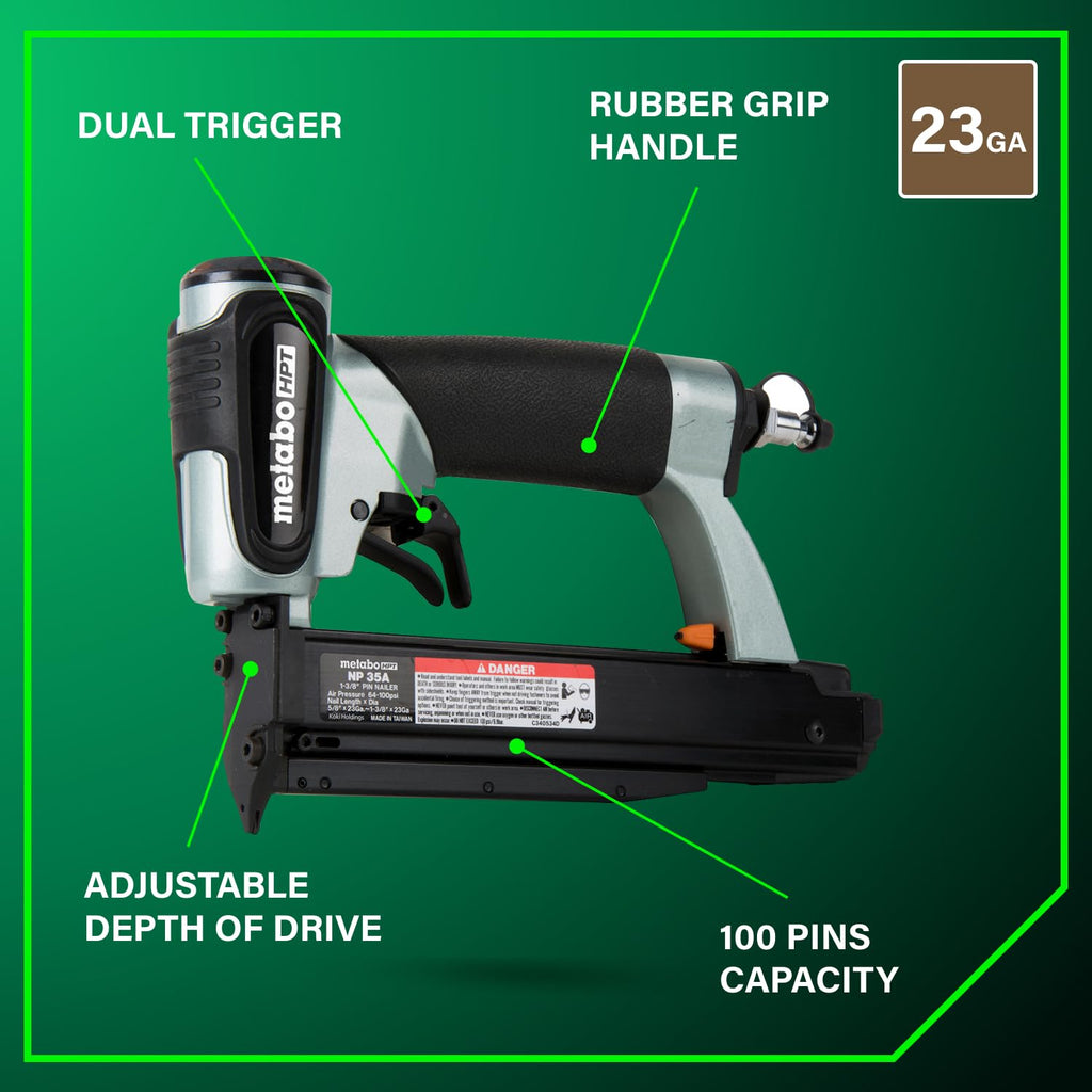 23 Gauge Pneumatic Pin Nailer Z1374
