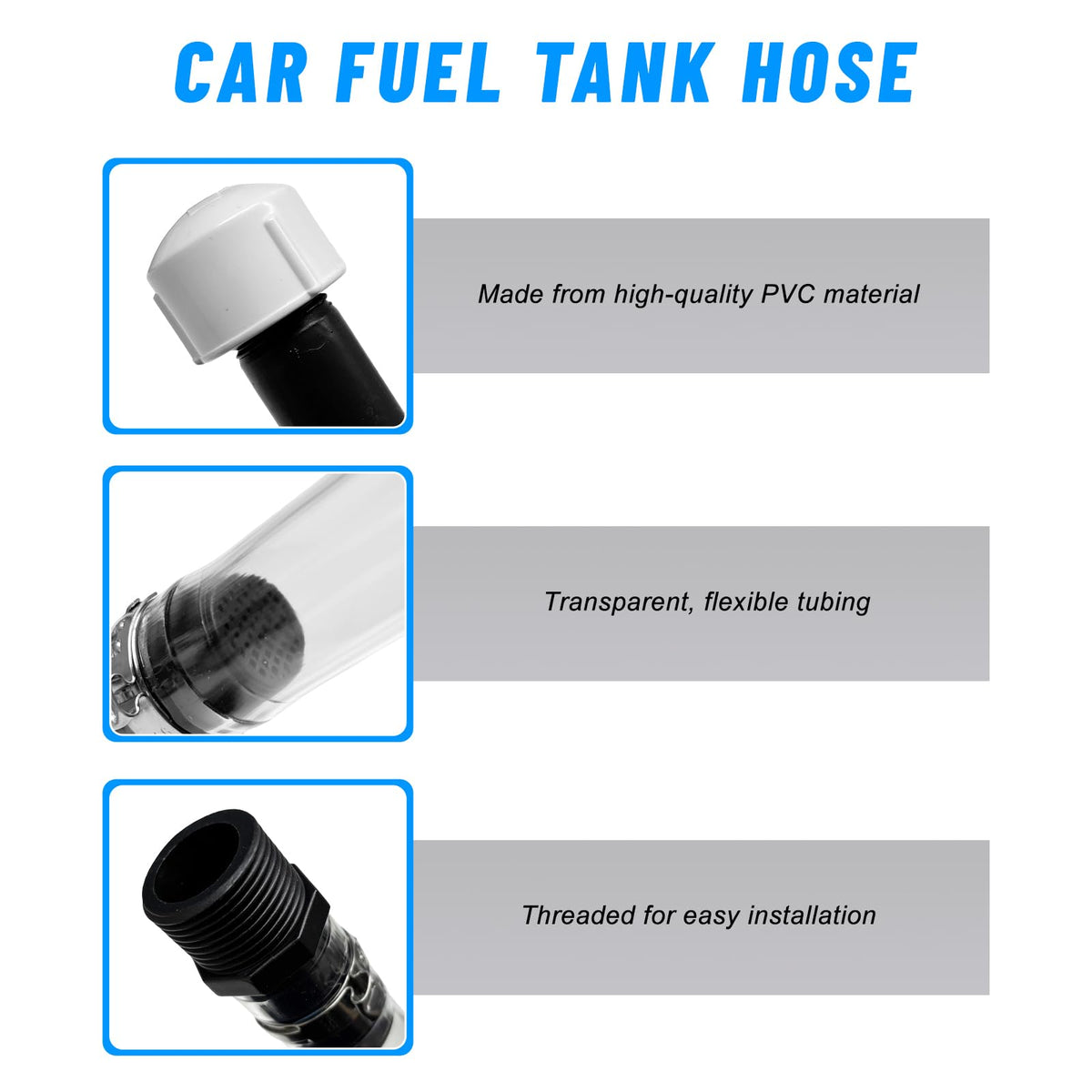 Clear Fuel Jug Hose Replacement X39852