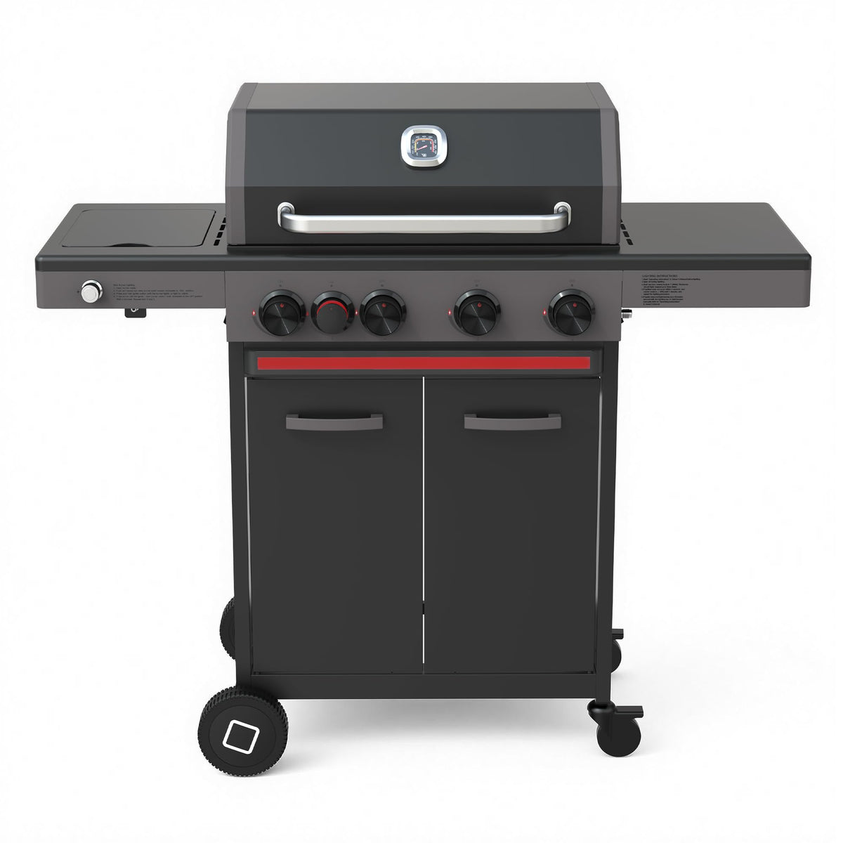 4 Burner Propane Gas Grill with Infrared Side Burner I919774