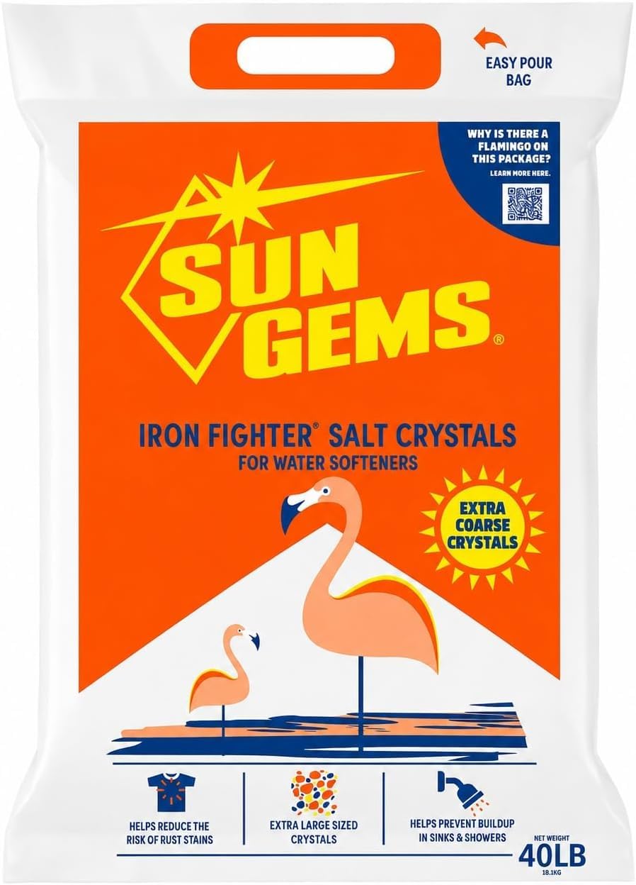 40 lb Extra Coarse Water Softener Salt Crystals N22811