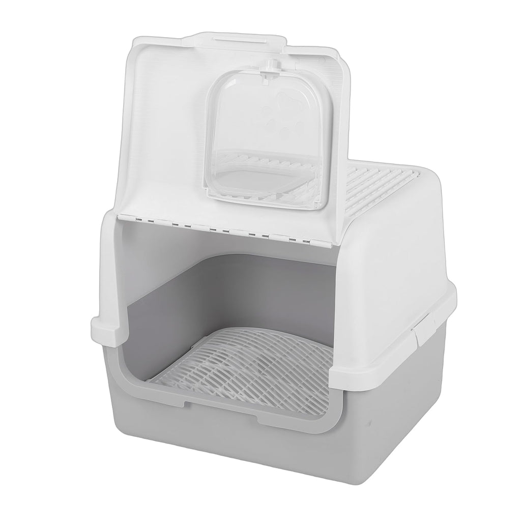 Enclosed Cat Litter Box with Lid Scoop O4453