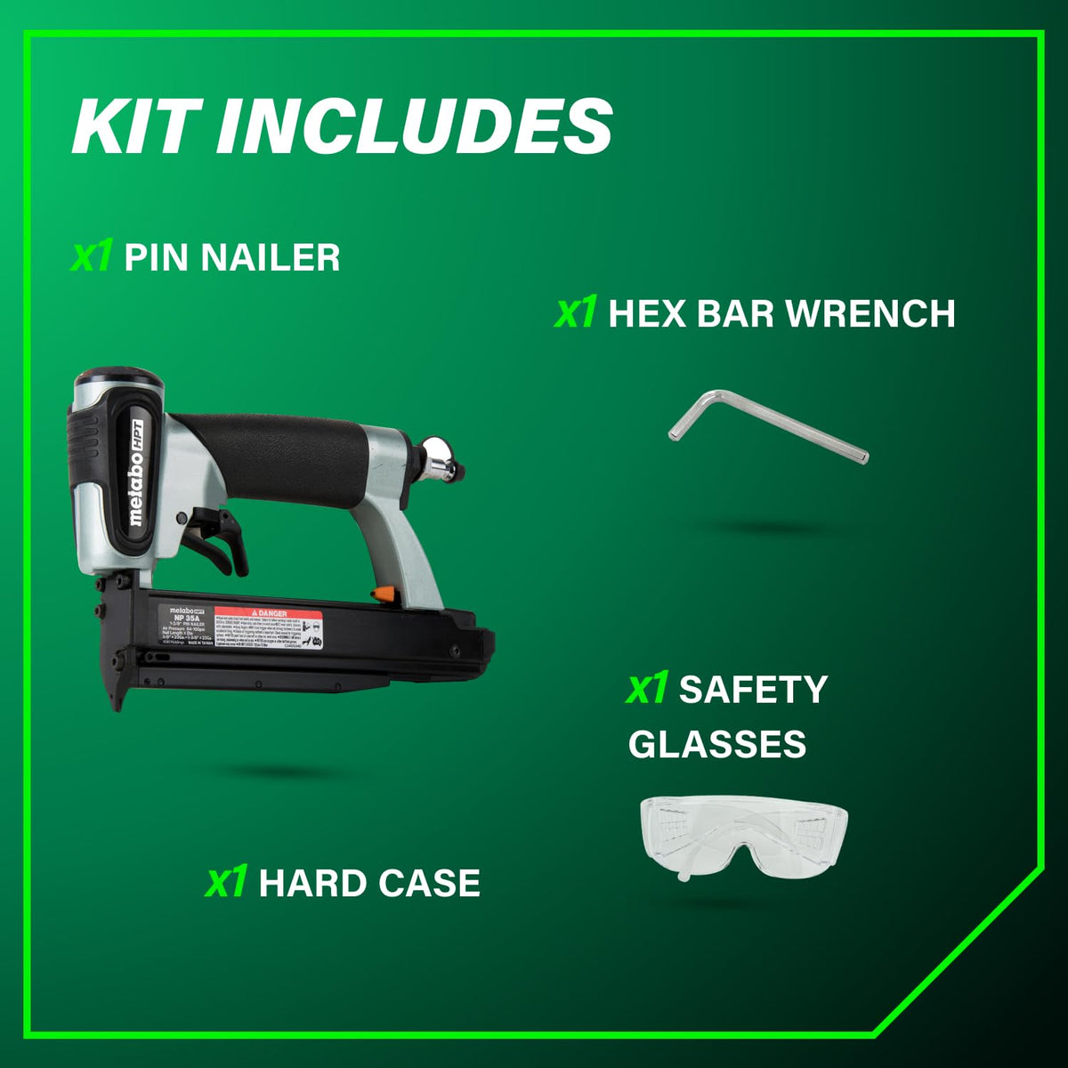 23 Gauge Pneumatic Pin Nailer Z1374