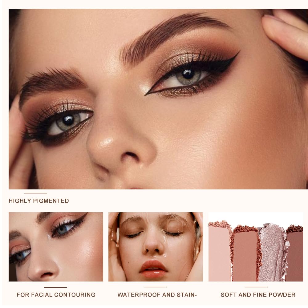 5 Colors Matte and Shimmer Eyeshadow Palette M895594