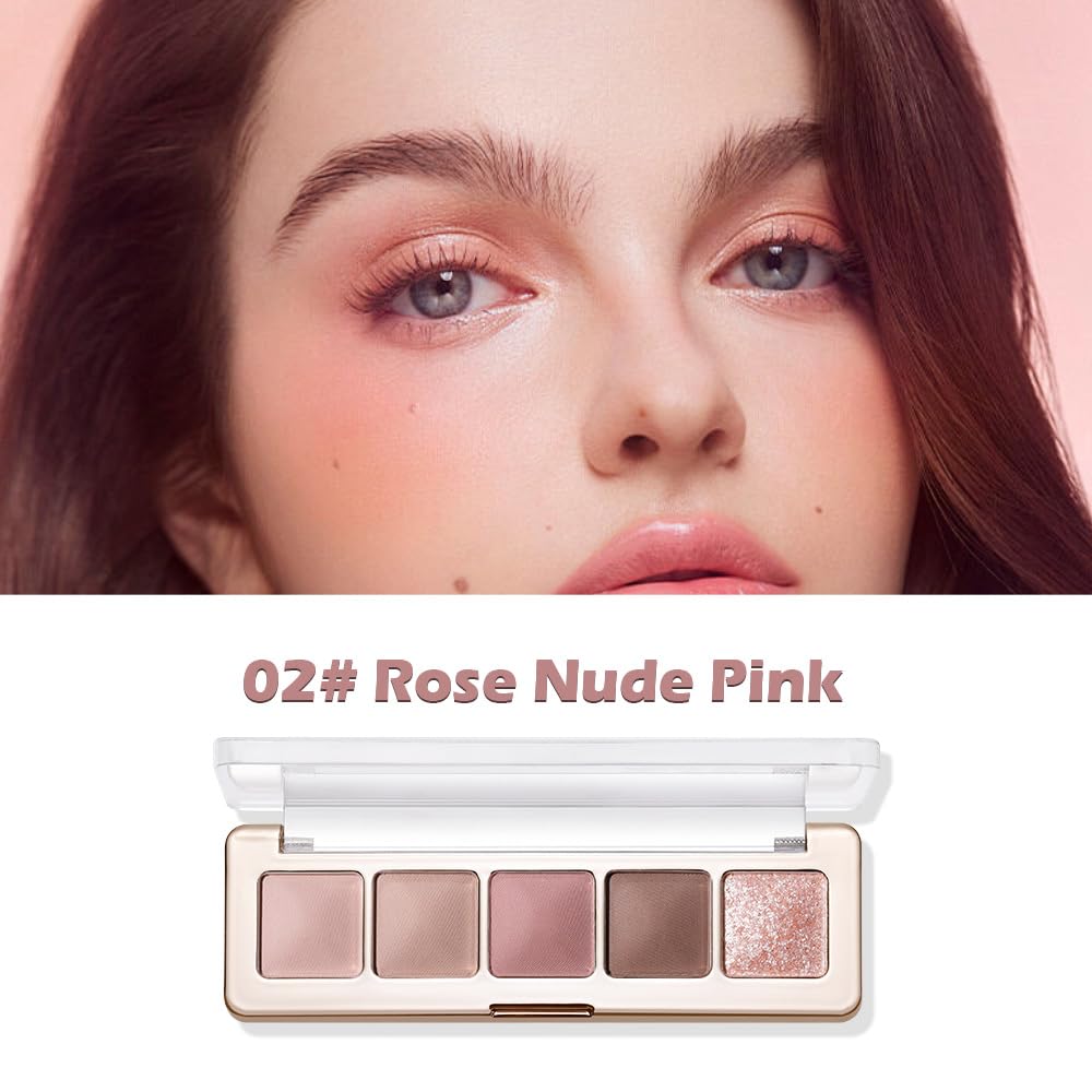 5 Colors Matte and Shimmer Eyeshadow Palette M895594