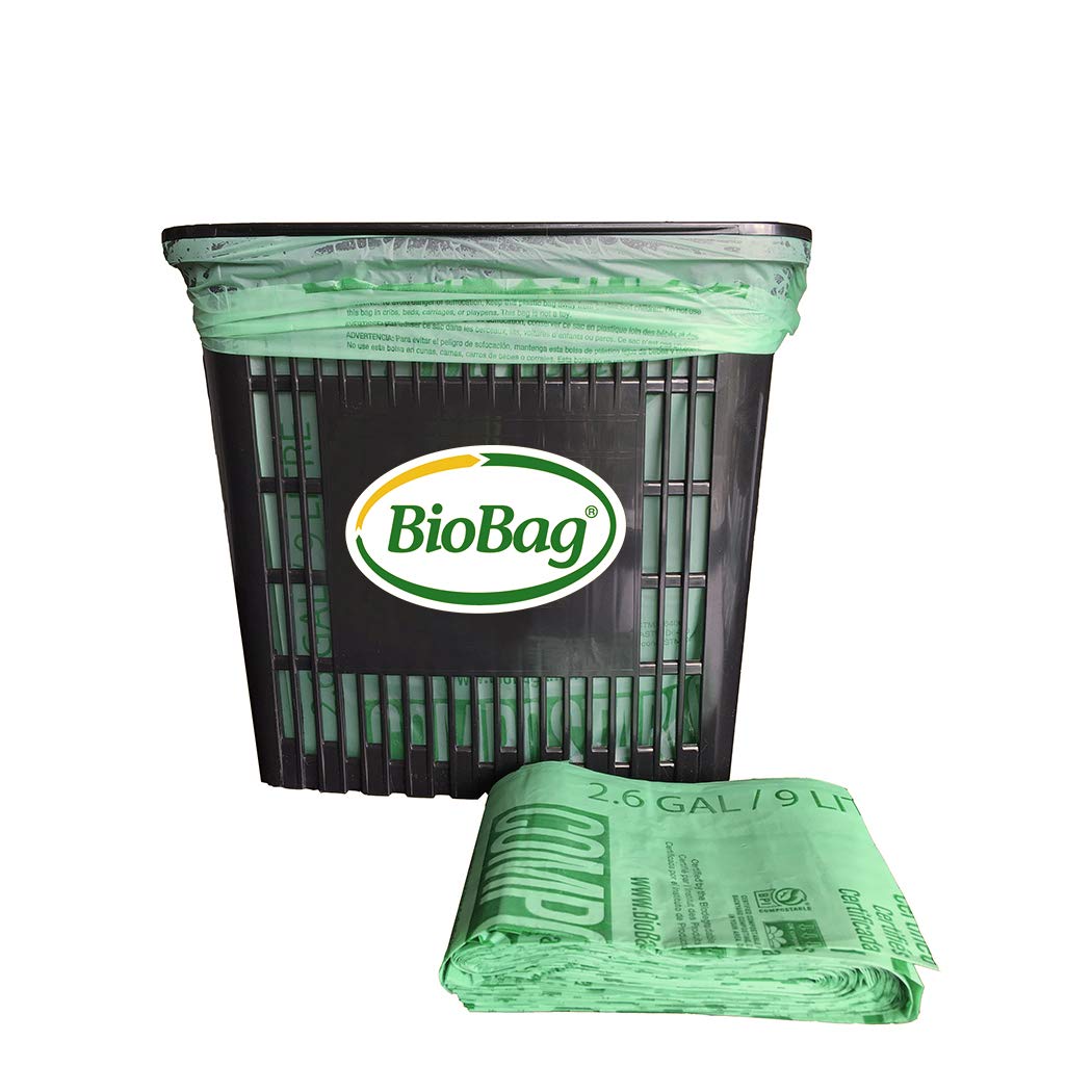 2.6 Gallon Compostable Food Scrap Bags 100 Count W779966