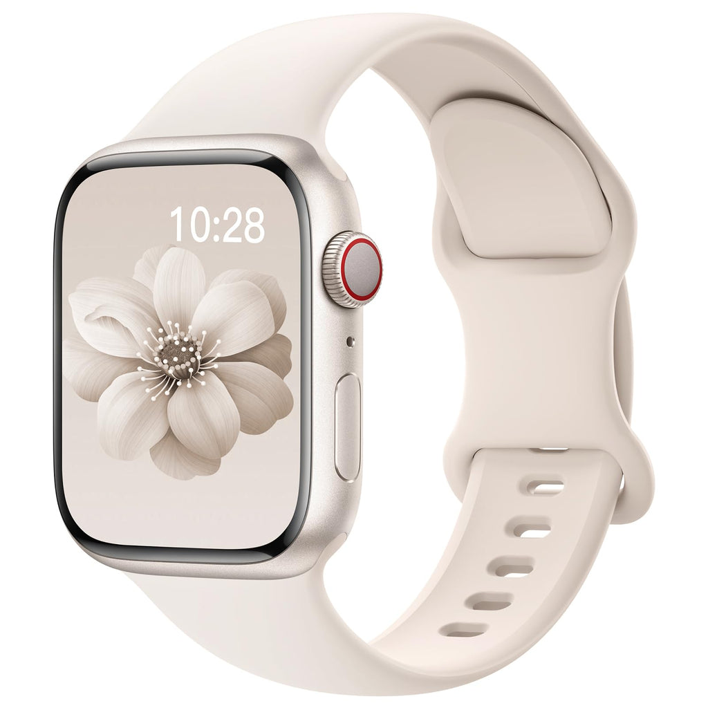 Silicone Band Compatible with Apple Watch 38mm 40mm 41mm 42mm 44mm 45mm 49mm B8486