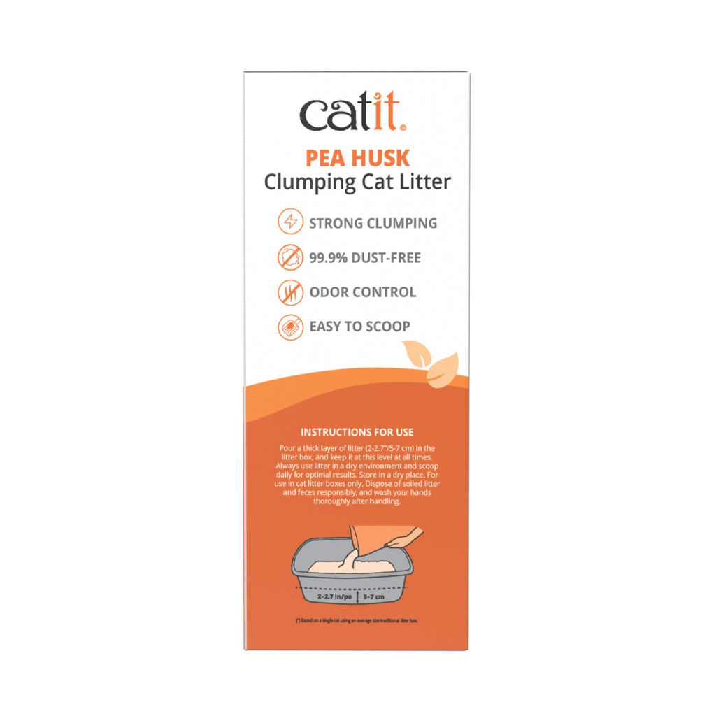 Pea Husk Clumping Cat Litter 12.3 lb Pack of 2 W279265