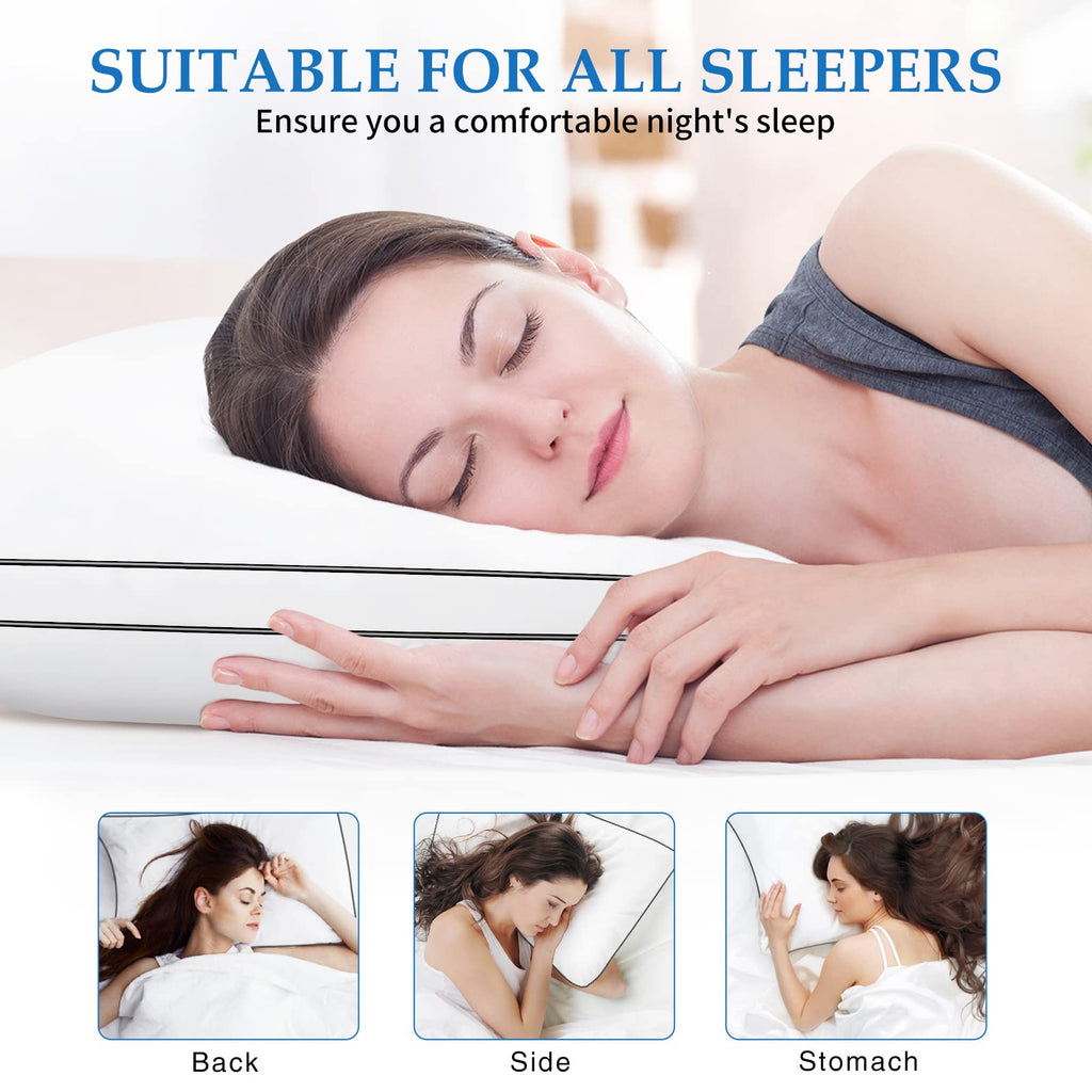 King Size Set of 2 Bed Pillows E801