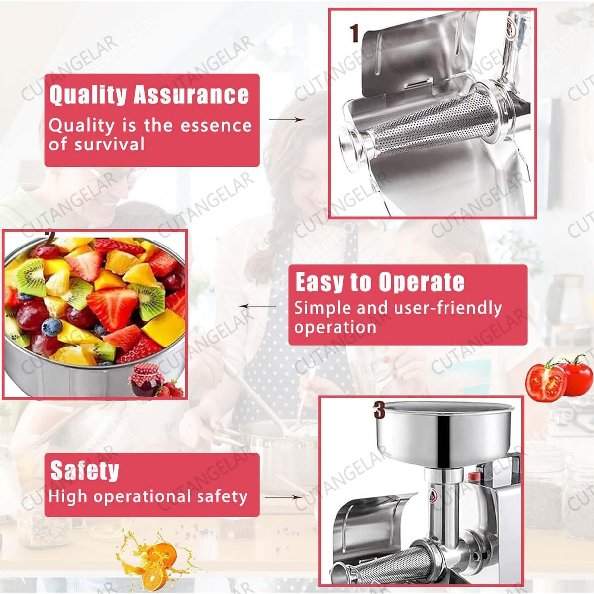 450W Food Grade Stainless Steel Ketchup Maker W5092