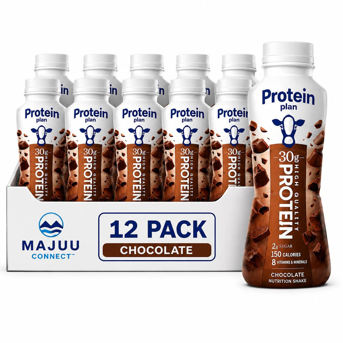 High Protein Chocolate Nutrition Shake 12 Pack 11.5 Fl Oz Q436762
