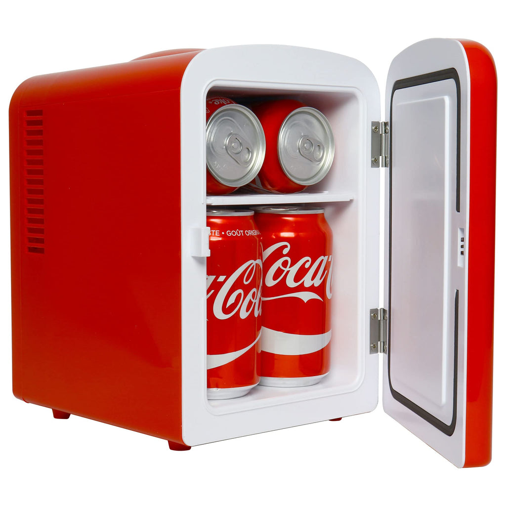 4L 6 Can Mini Fridge Portable Cooler Red G4050
