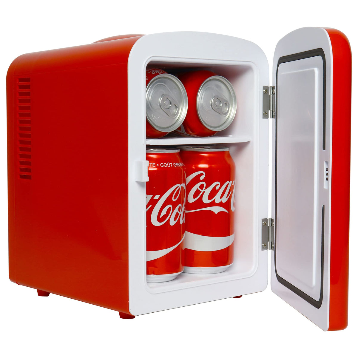 4L 6 Can Mini Fridge Portable Cooler Red G4050