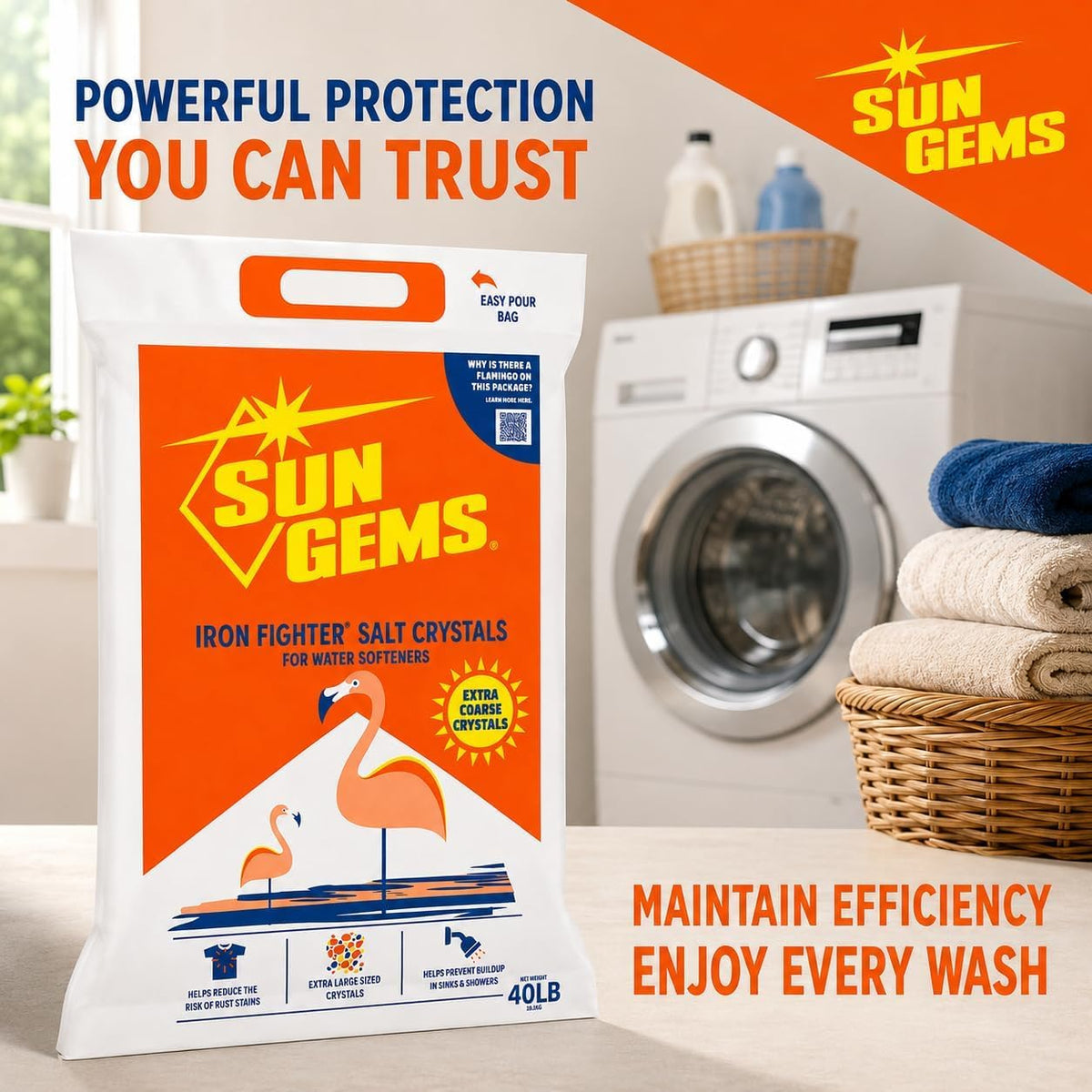 40 lb Extra Coarse Water Softener Salt Crystals N22811
