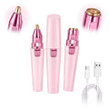 Pink USB Rechargeable Facial Hair Remover F12269