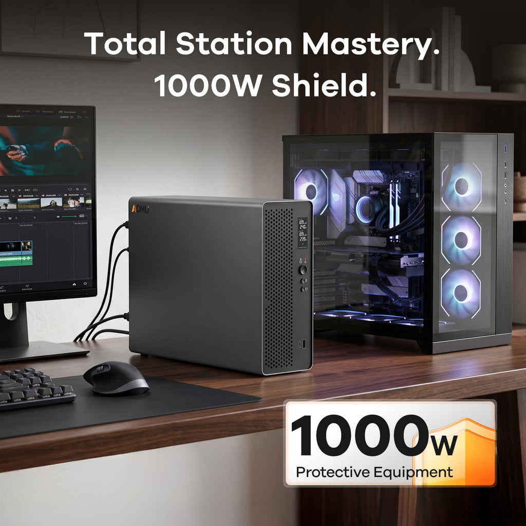 1500VA/1000W LiFePO4 UPS Battery Backup R3715