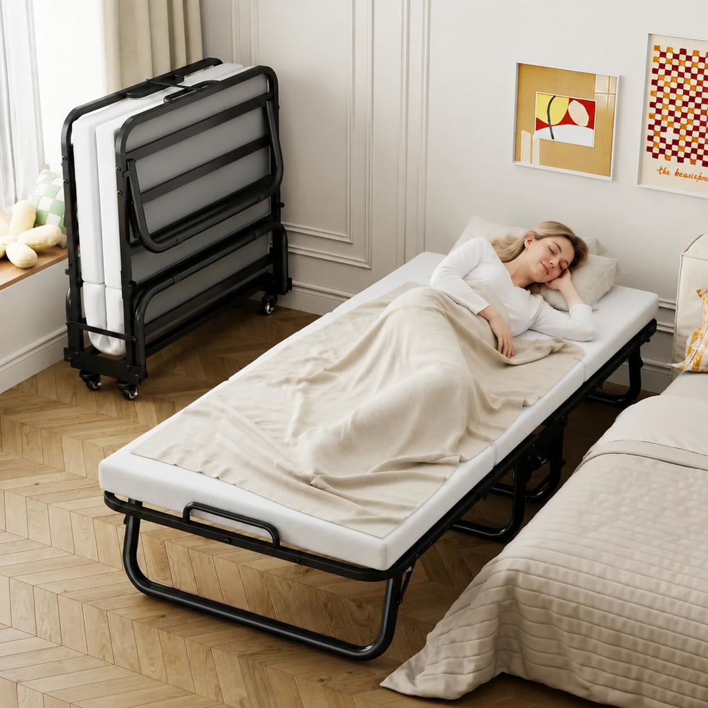 Folding Bed on Wheels W608