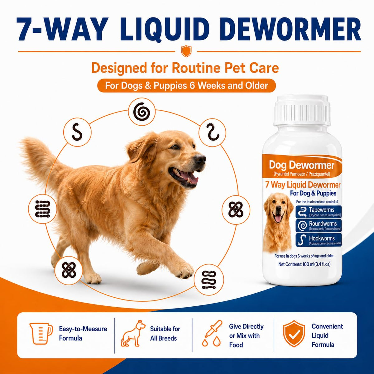 7 Way Dog Dewormer G80876